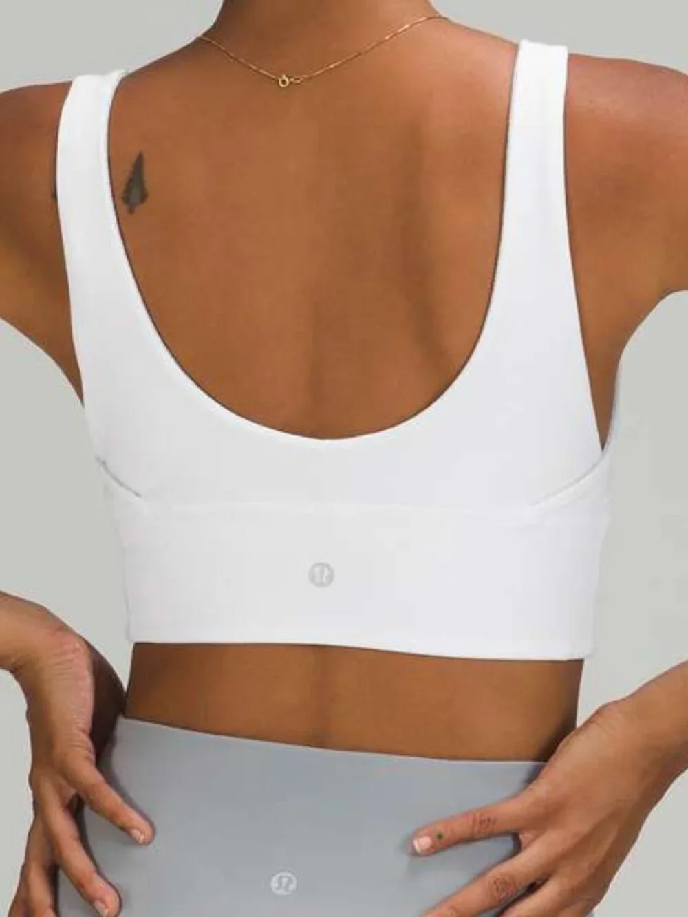 Lululemon Align Reversible Bra *Light Support, A/B Cup White / Wee Are Space 6